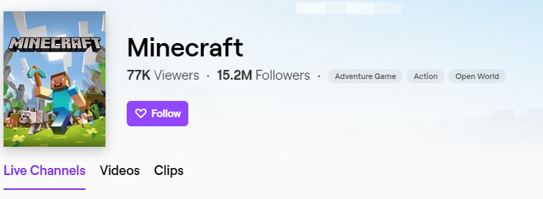 Онлайн Minecraft на Twitch