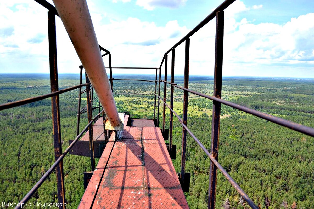Забрался на вершину Чернобыльской Дуги в 150 метров, военный радар СССР