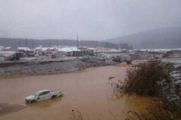 Фото с места аварии.