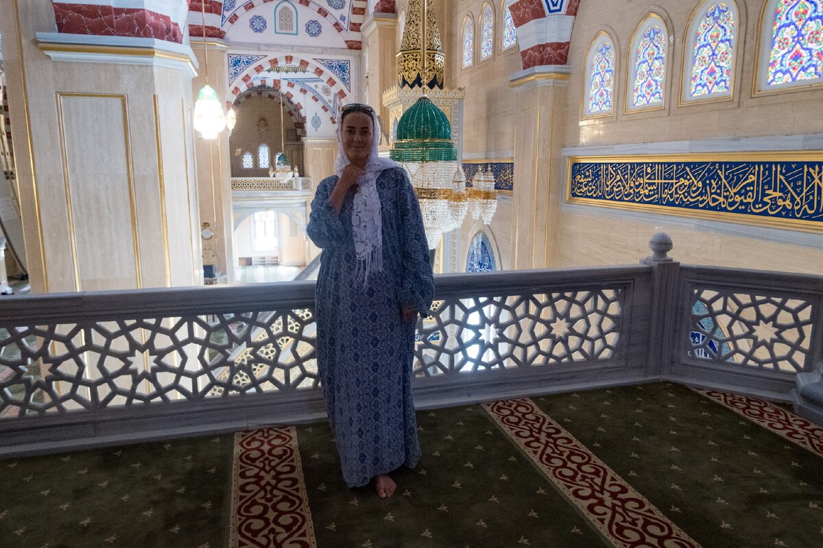 Чечня. Грозный. Посещение Мечети 