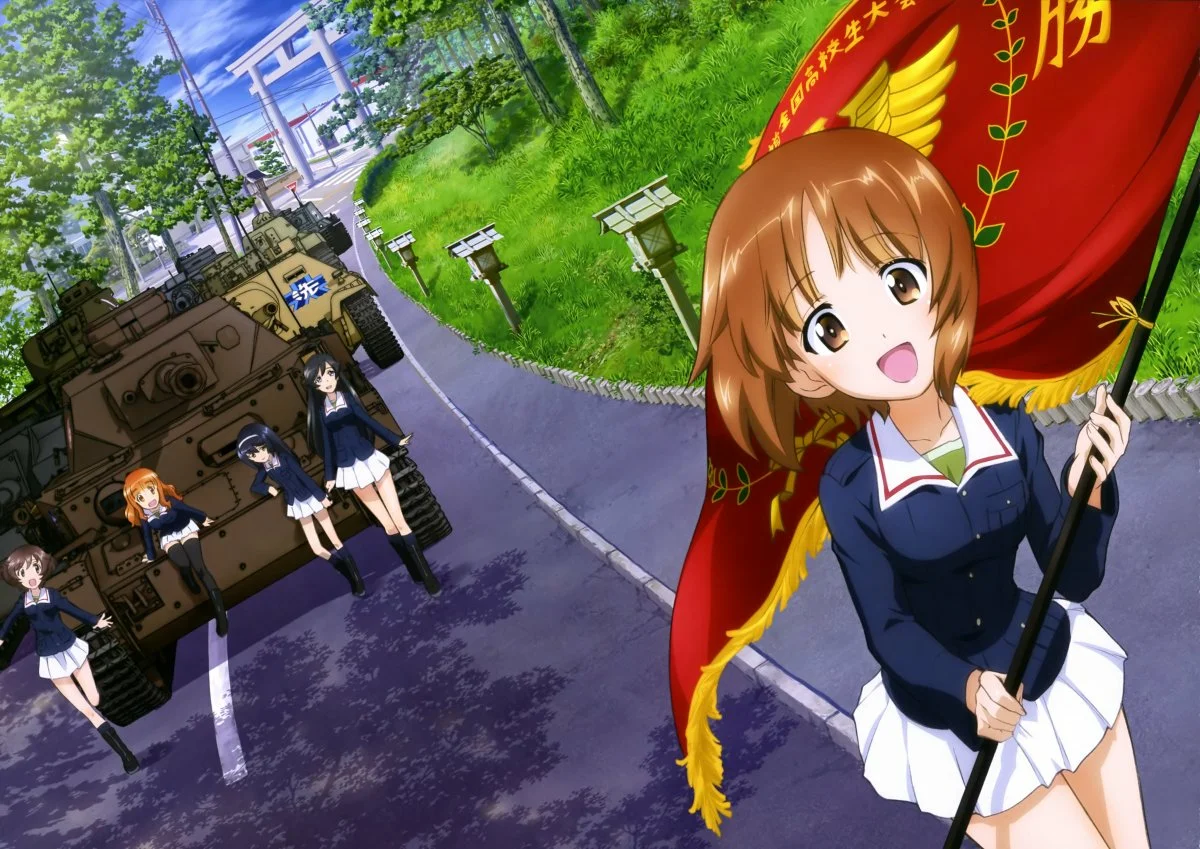 Девушки и танки песни. Танк Михо Нисидзуми. Girls und Panzer танк Михо. Girls und Panzer аниме. Нишизуми Михо.