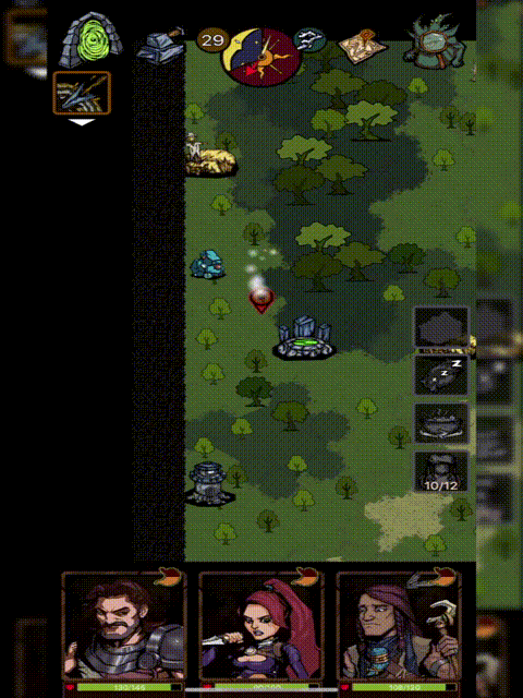 Геймплей мобильной игры The Last Step