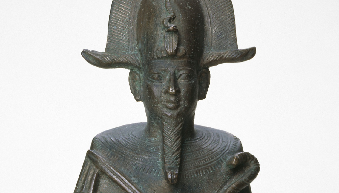 Статуя бога Осириса. Древний Египет. Позднее царство, 26-30 династия, 664-332 гг. до н.э. Чикагский институт искусств.