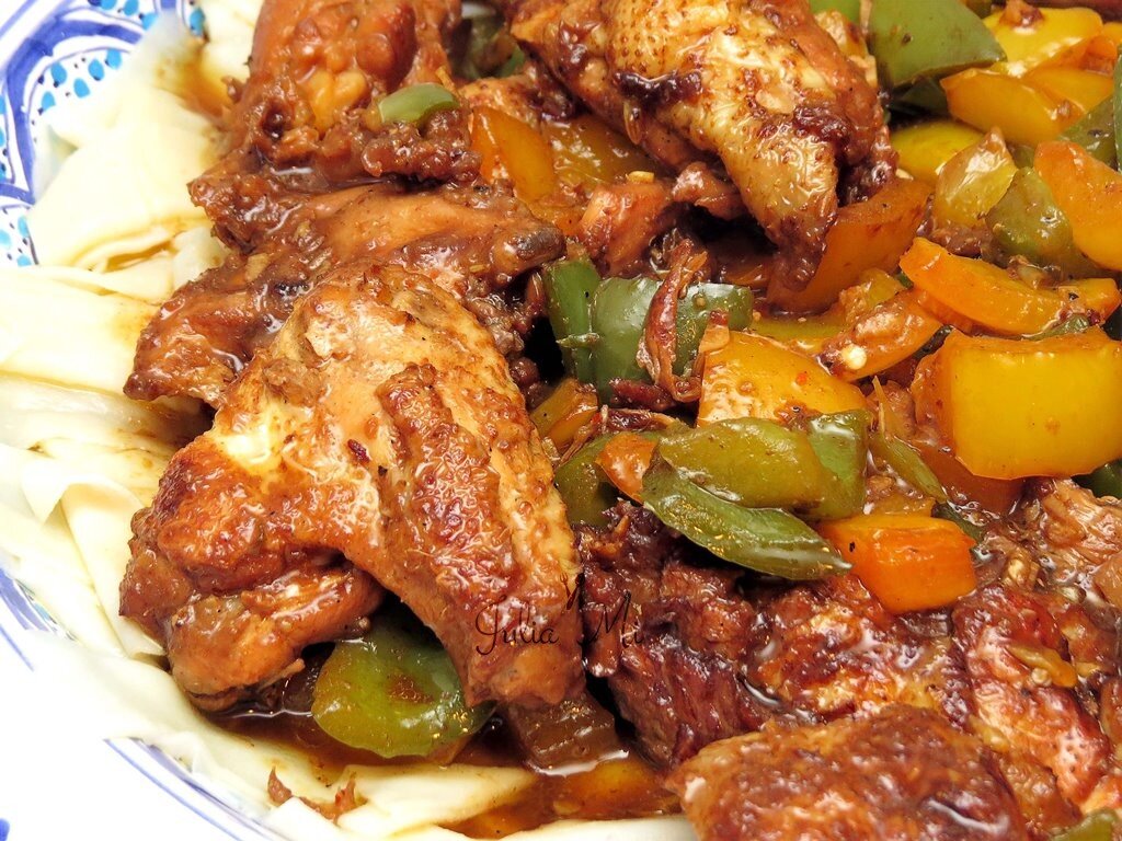 Ингредиенты для «Мясное блюдо уйгурской кухни 