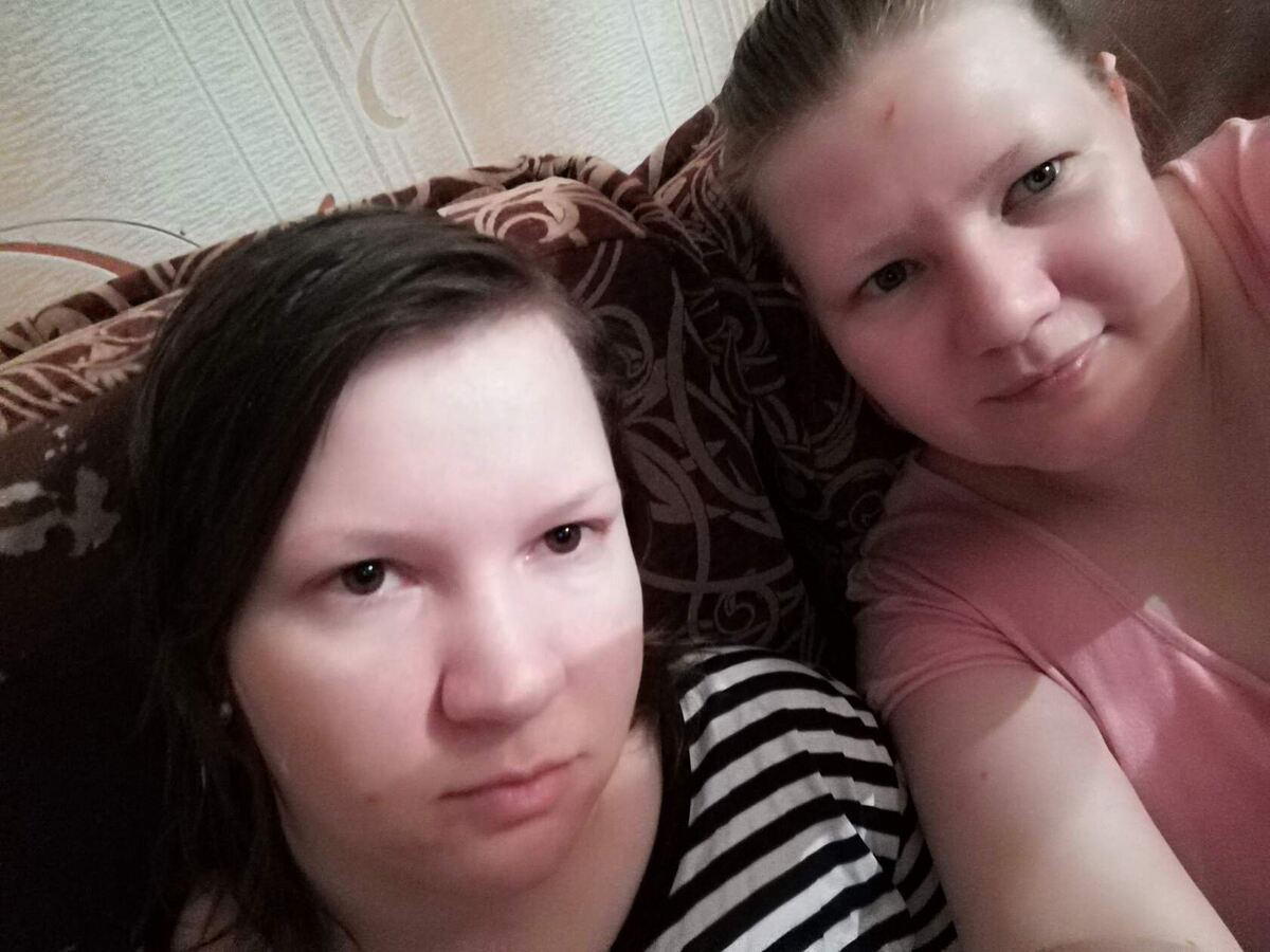 Я с Любаней. Фото из личного архива.