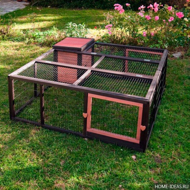 Клетка для кроликов своими руками Чертеж Схема Размеры Обзор How to make a cage for rabbits