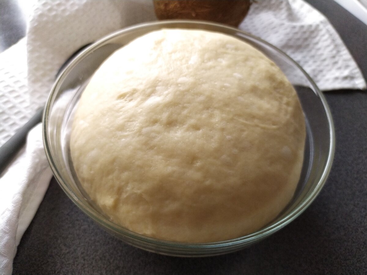 Рецепт: Дрожжевое тесто для беляшей и пирожков по ГОСТу | на воде