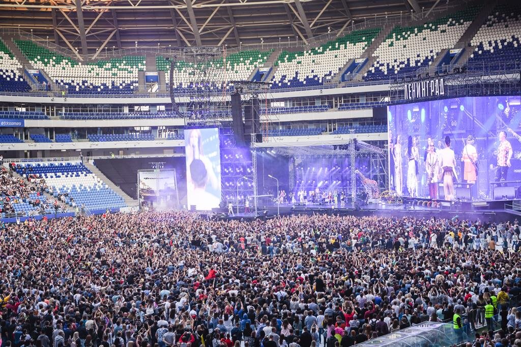 фото Волга.Ньюс с концерта Ленинграда в Самаре