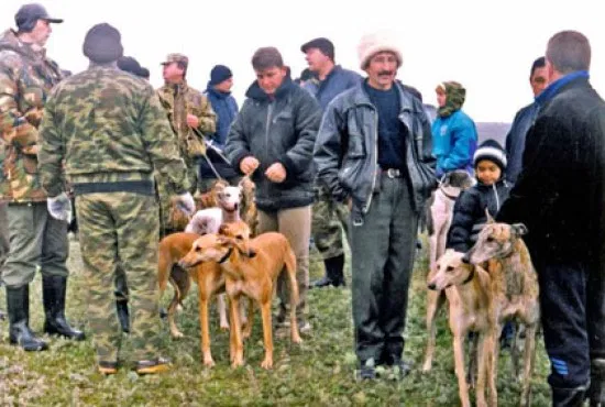 2003.11.09 Арзгир, балка Байчара, состязания закончены. Фото Сергея Матвеева