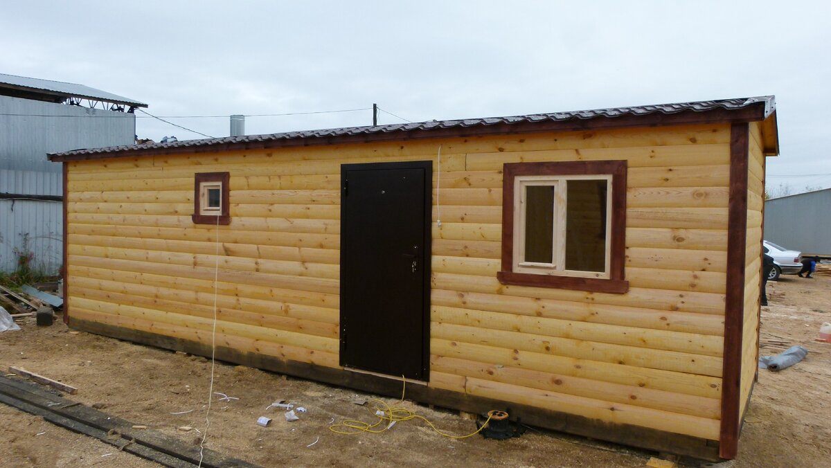 Перевозная баня 8 на 2,3 м