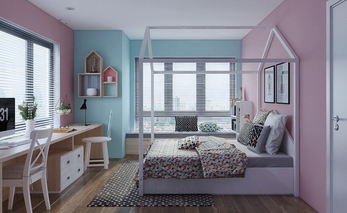 Дизайн комнаты для девочки-подростка (65 фото)