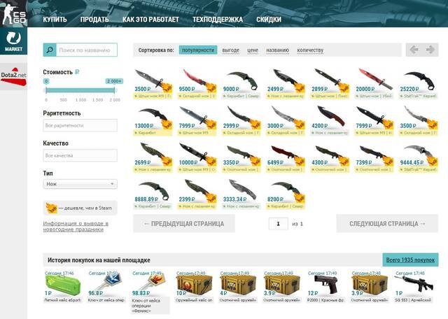 Данный сайт называется CS:GO TM