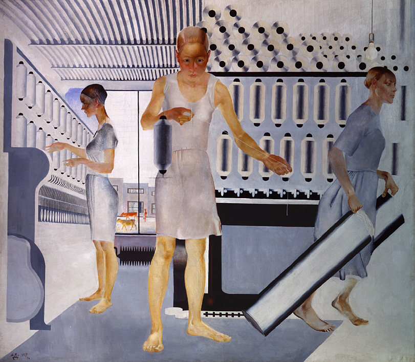 Александр Дейнека, «Текстильщицы», 1927.