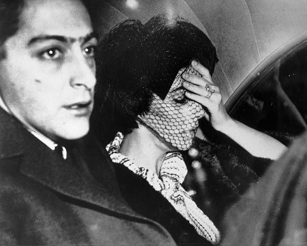 Элизабет Тейлор на похоронах Майка Тодда, 1958