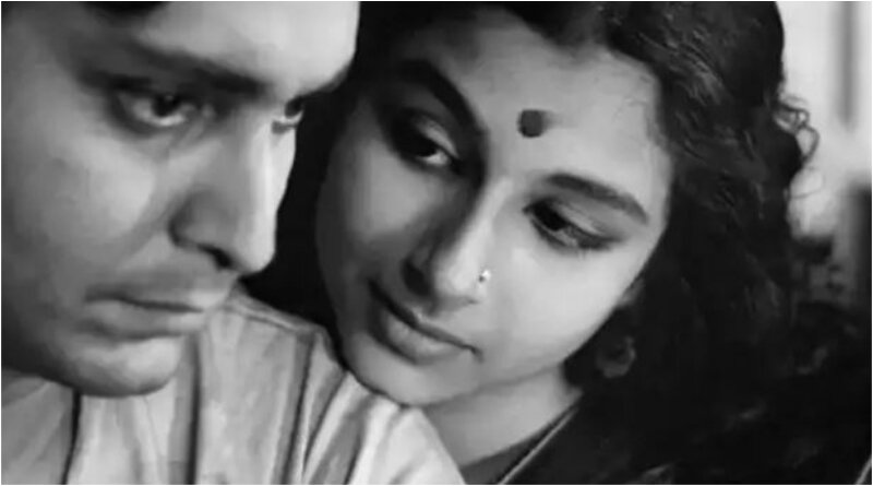 Шармила Тагор и Сумитра Чаттерджи в фильме "Мир Апу" - https://clck.ru/S9yAP