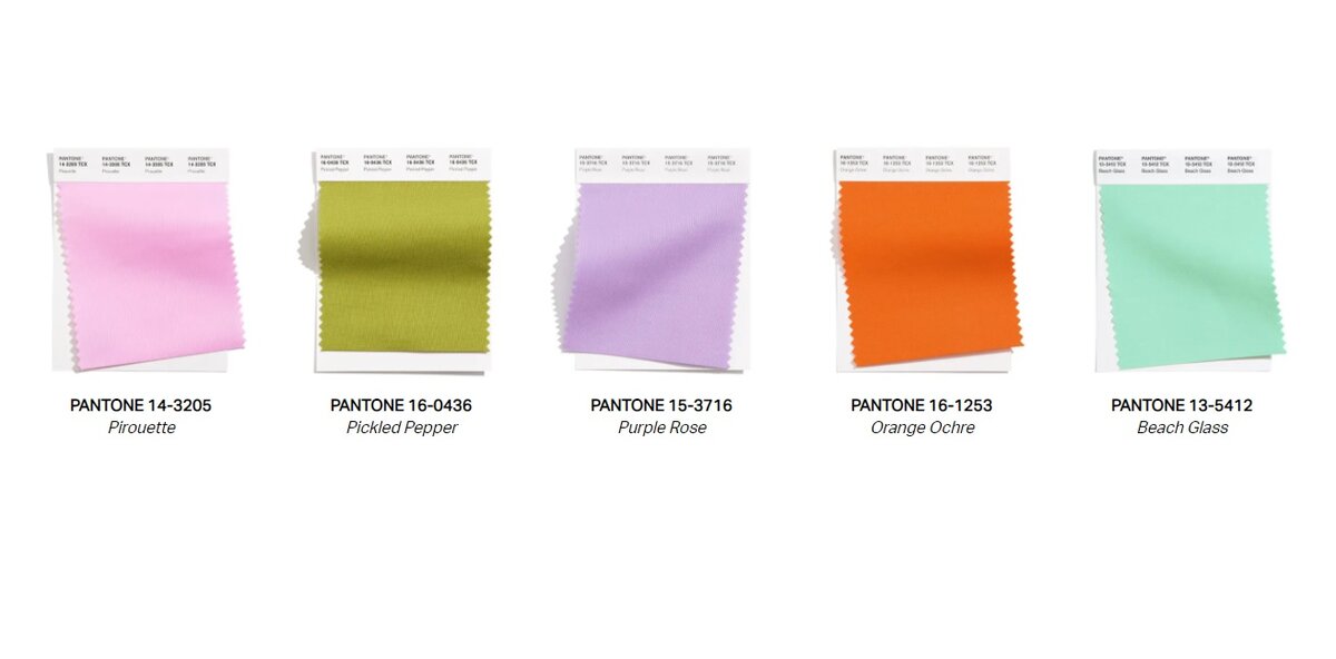 Актуальные цвета Pantone весна/лето 2021 года
