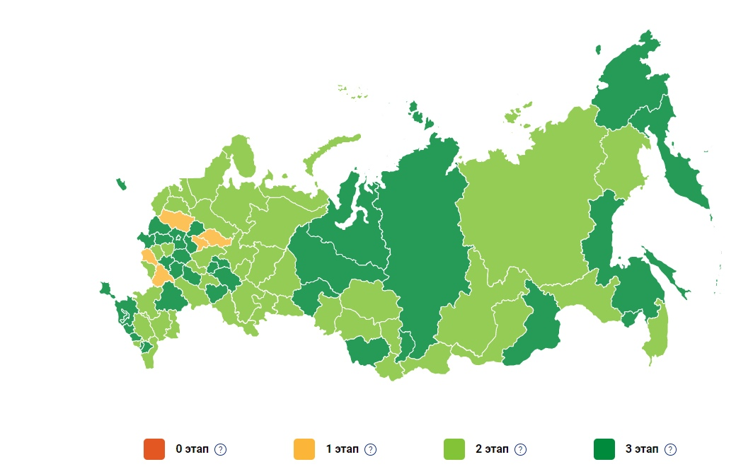 Данные с сайта стопкоронавирус.рф