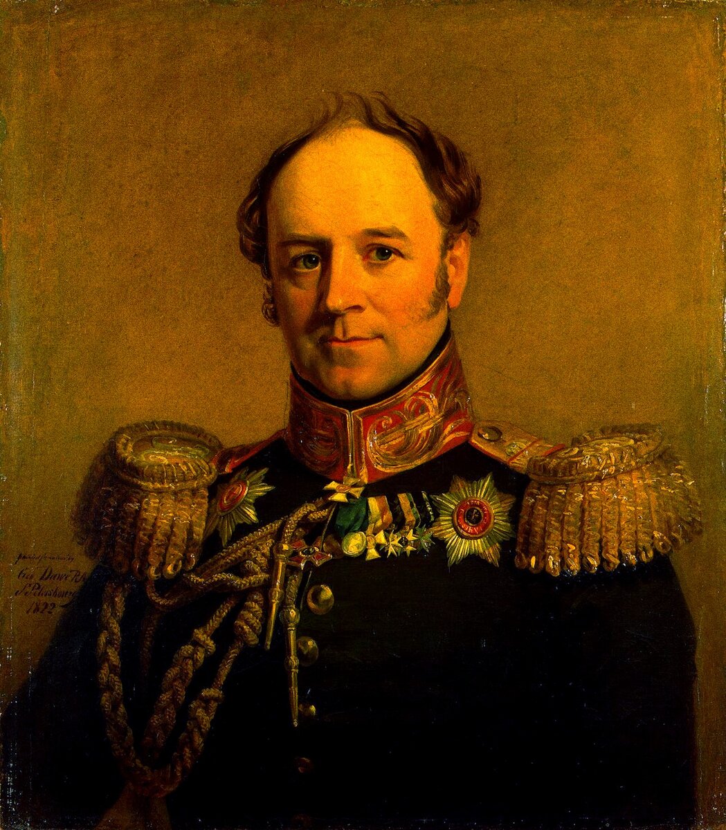 Портрет Александра Христофоровича Бенкендорфа работы Джорджа Доу. Общественное достояние 