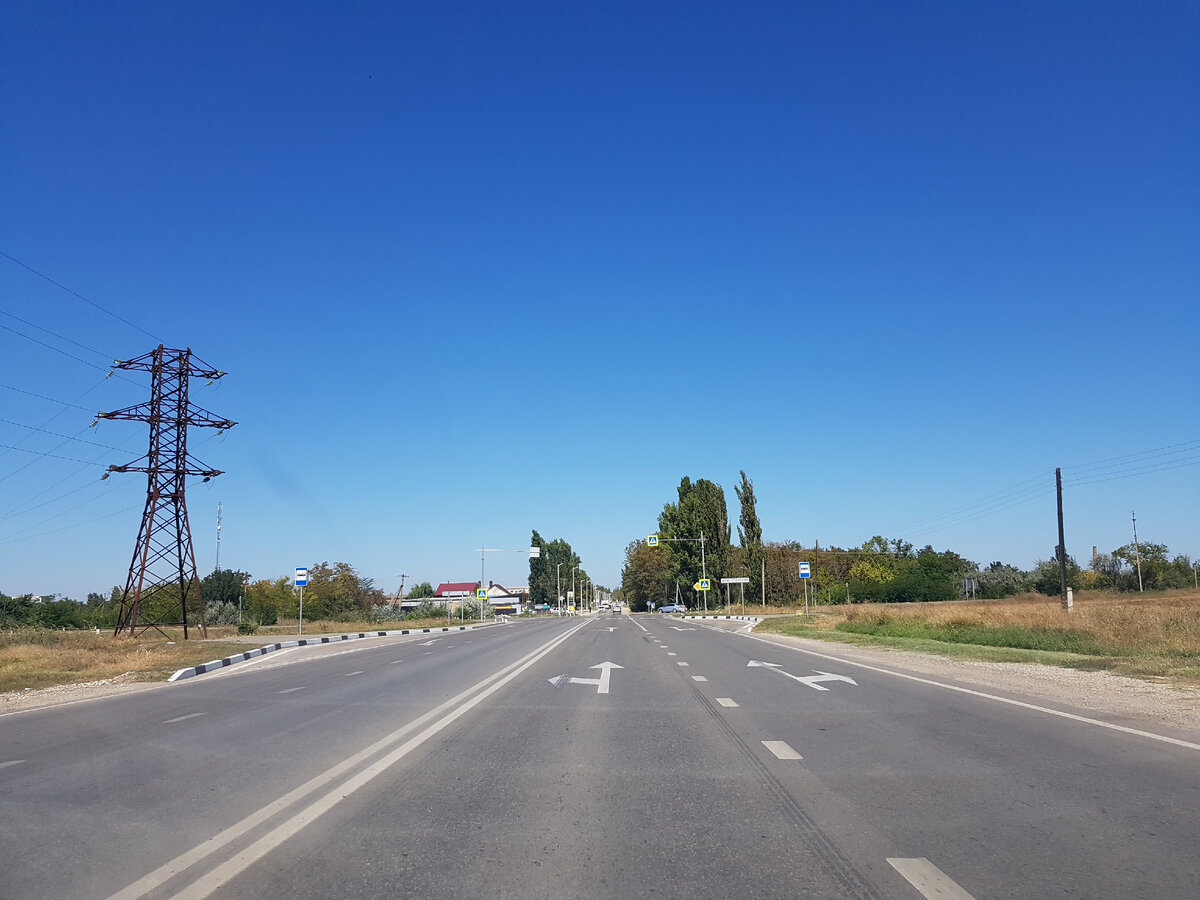 Нижнегорский на горизонте.