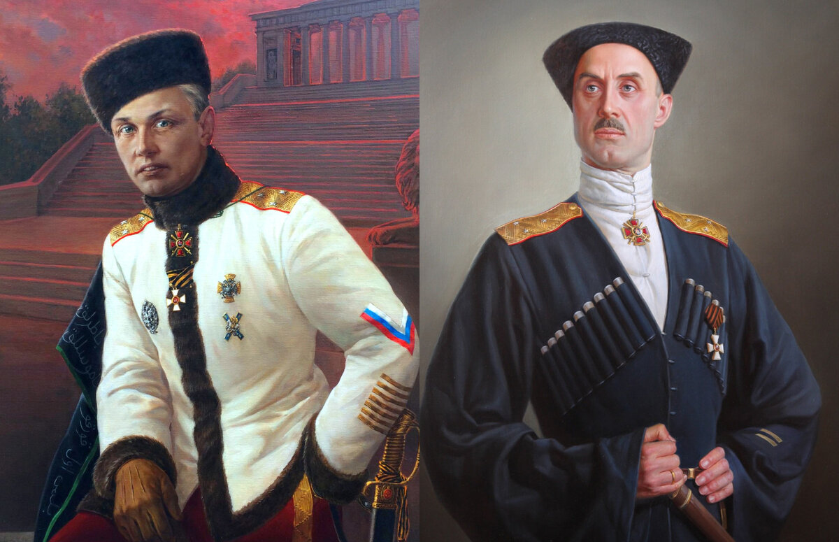 Яков Александрович Слащёв (1886 — 1929) и Петр Николаевич Врангель (1878 — 1928).