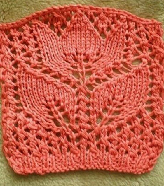 Узор "тюльпан".