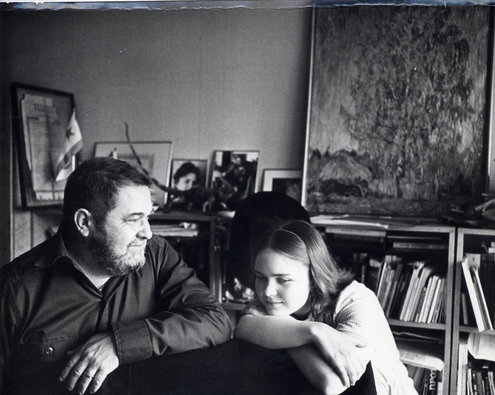 с дочерью Ольгой