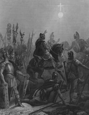 Явление на небе Креста Господня в Иерусалиме