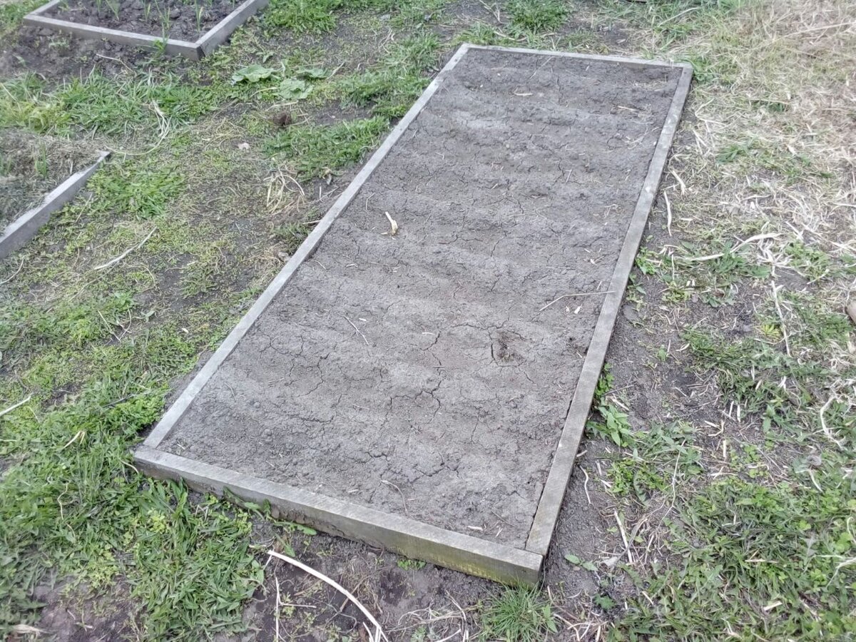 огороженная грядка