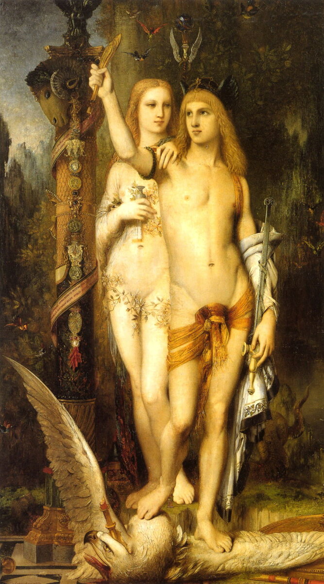 Jason and Medea — Гюстав Моро, 1865 (Musée d’Orsay, Paris)