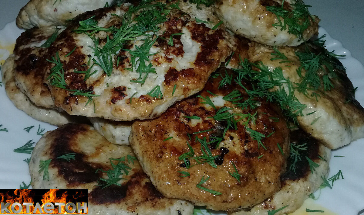 котлеты из куриного филе                                                