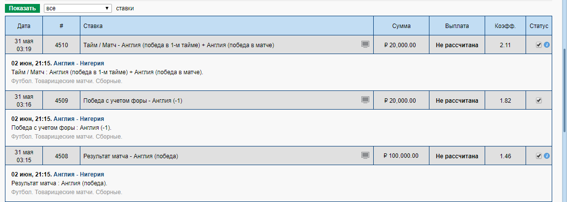 Ставки сделаны!