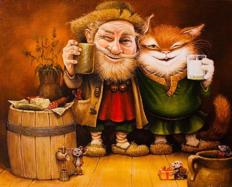 Среди множества славянских духов принято выделять домового, он хоть и считается нечистью, но пользу приносит. Говорят, что он помогает вести хозяйство, следит за домом и даже может предупредить любимчиков о грозящей им опасности.