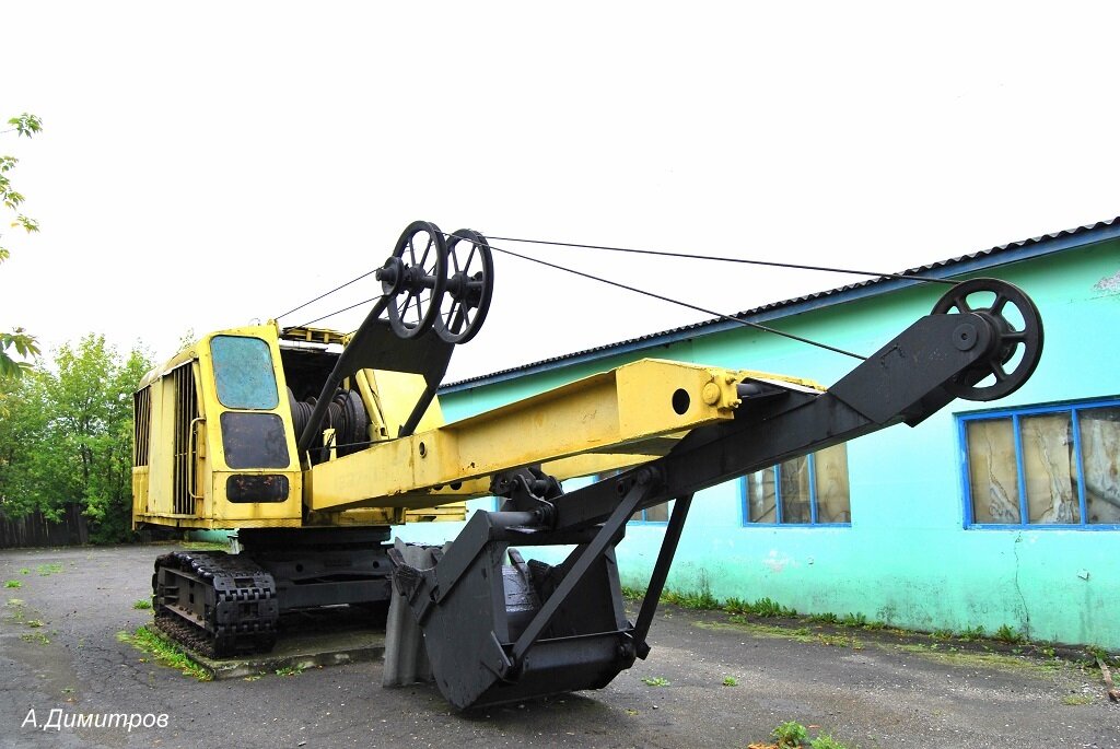 тросовый (канатный) экскаватор