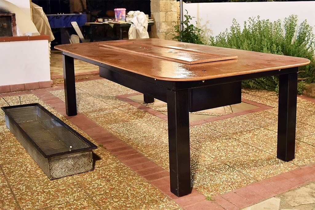 Стол-гриль jag grill на восемь персон. Гриль-стол «model omega». Мангал со столом. Стол гриль omega. Стол мангал октагон.