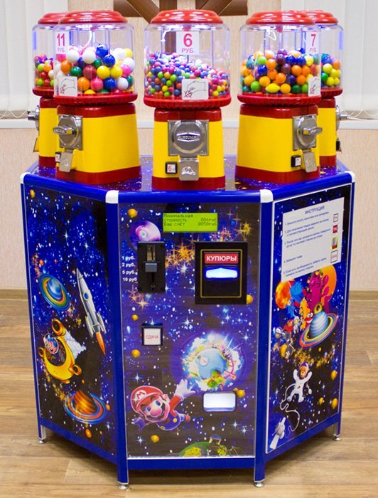Рис: Механические автоматы по продаже штучного твоар 