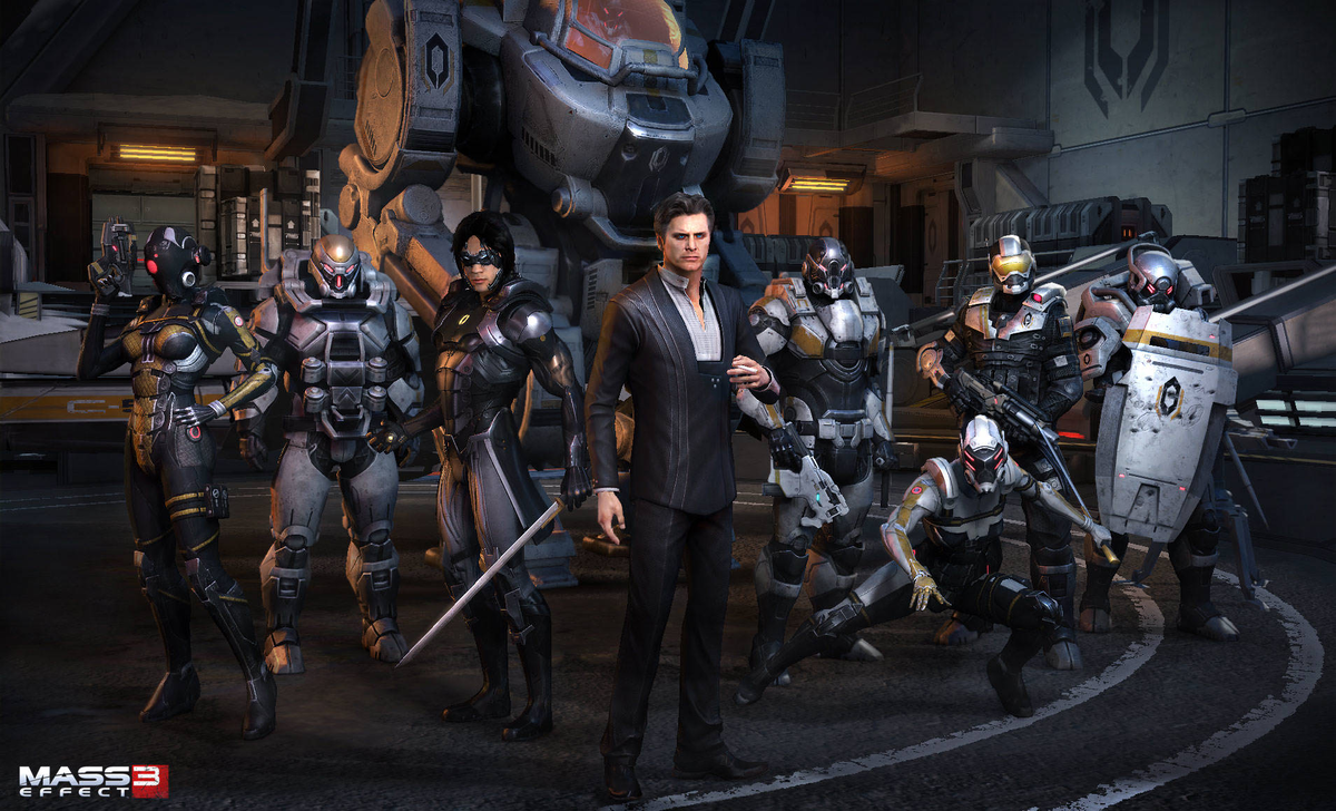 Призрак, с Кай Леном и бойцами "Цербера", официальный промоарт