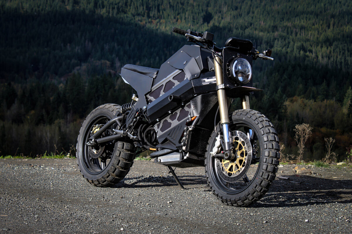 Droog Moto E-Scrambler "Silent Assassin"