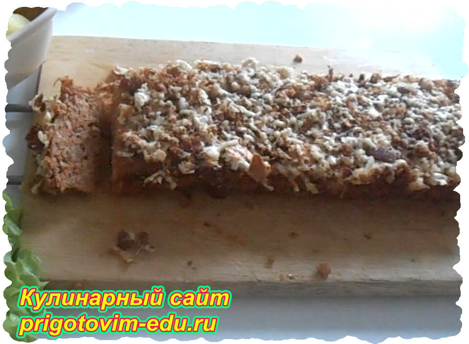 Мясной хлеб в духовке из свиного фарша
