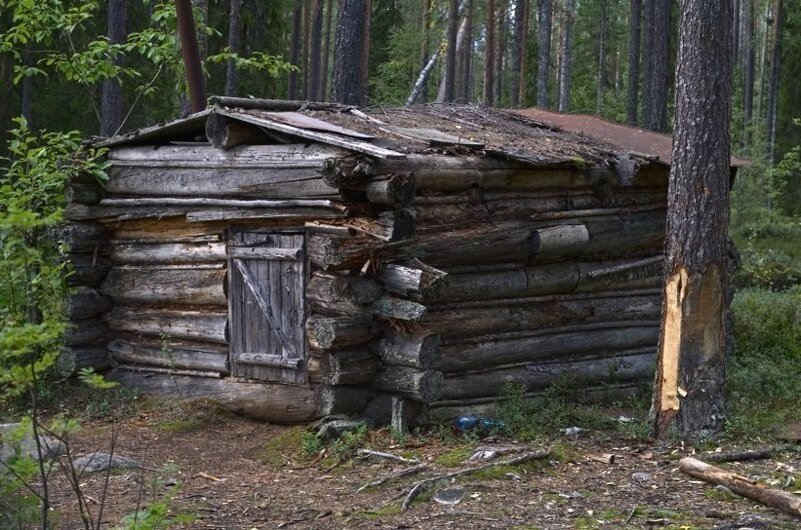Фото в этом посте взяты из открытых источников в Интернете... Разумеется, со времен ВОВ снимков непосредственно той самой избушки нет и не могло быть.