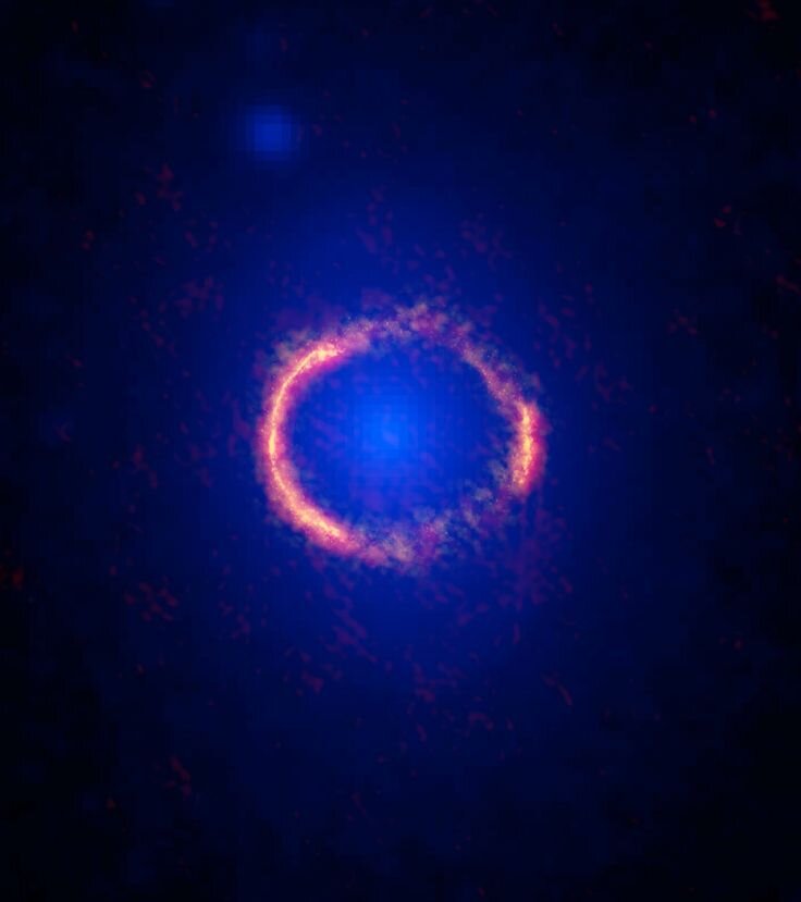 2). SDP81_alma.  Формирование из плотного (тяжёлого) много больших объёма галактики, размеры которого сравнимы с нашей галактикой.