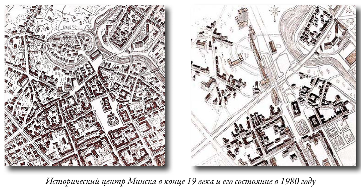 Карта минска в 19 веке