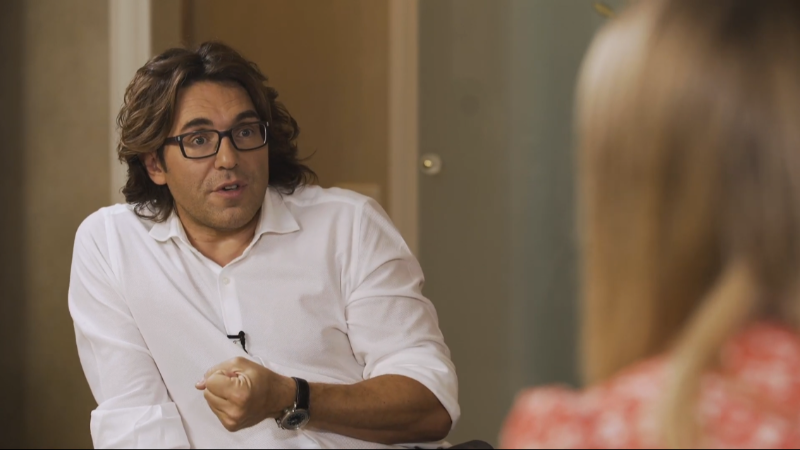 Кадр из интервью на ютуб-канале Ксении Собчак (в открытом доступе)