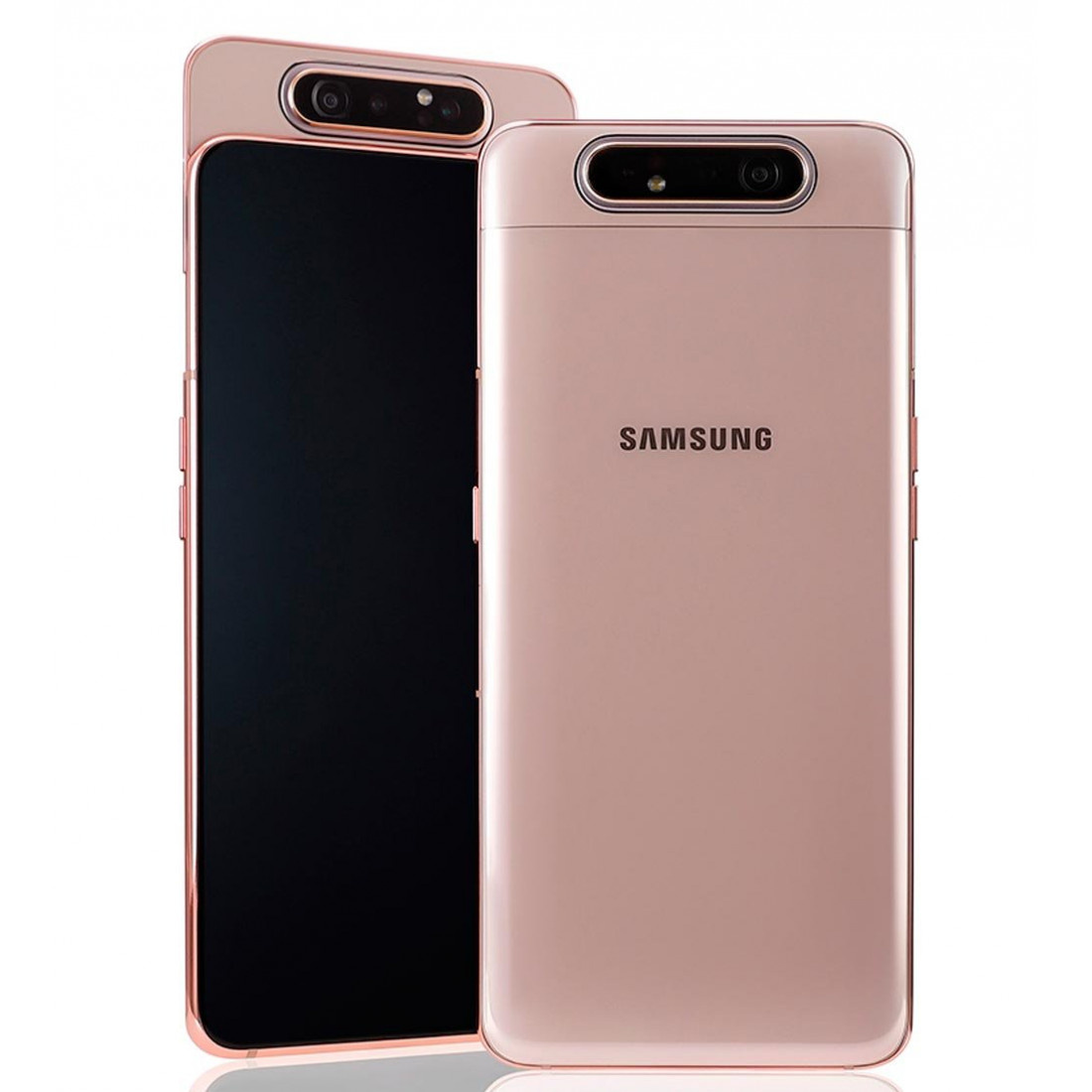 Samsung A80 с выдвижным модулям камеры.