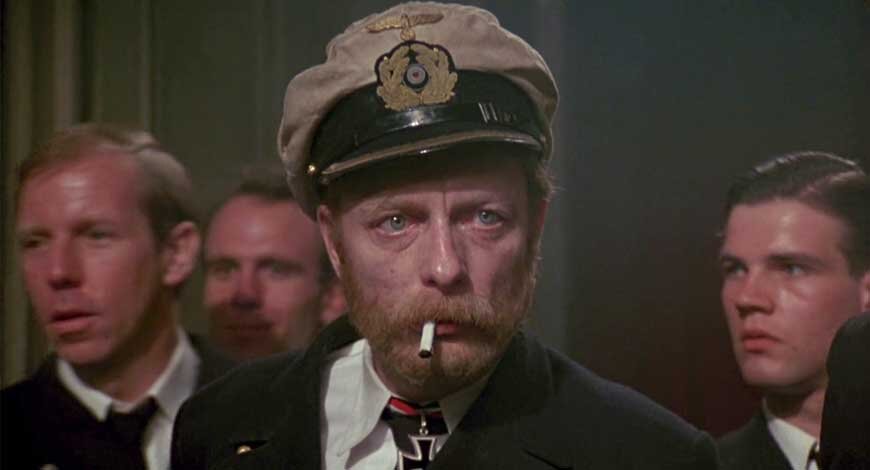Кадр из фильма Das Boot, Отто Зандер в роли  капитан-лейтенанта Филиппа Томсена