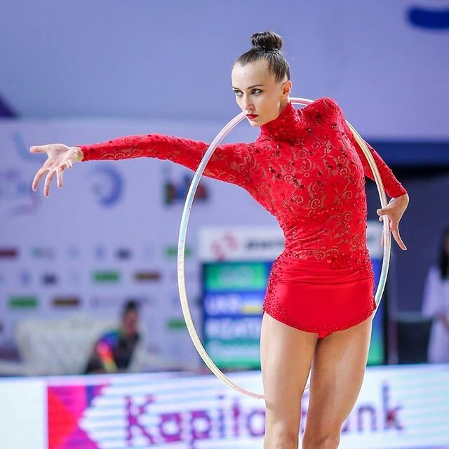 Анна Ризатдинова художественная гимнастика мяч
