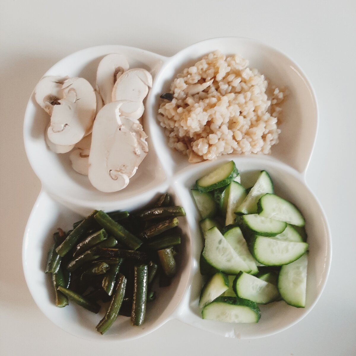 Мой ужин в менажнице