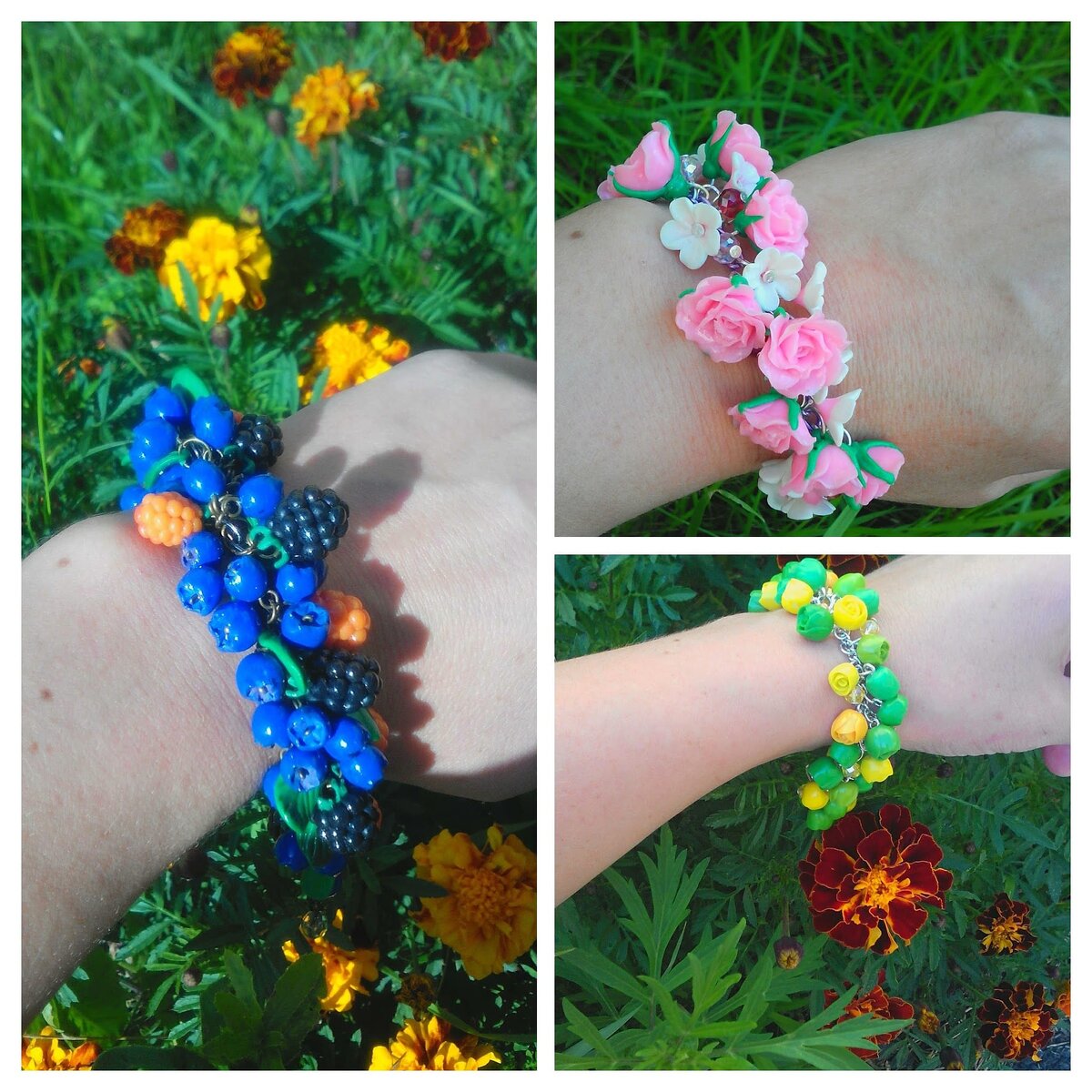 Браслеты из полимерной глины на заказ