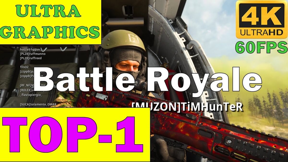 Call of Duty Warzone God Squad (4k 60 FPS) Top 1