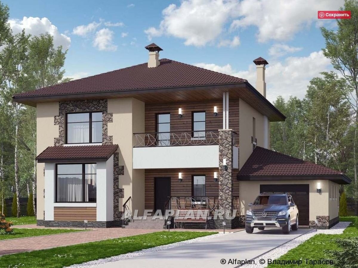 Проект дома 702В "Вереск", © Владимир Тарасов 