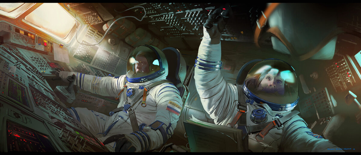 Игнасио Базан-Ласкано. Возвращение домой. https://www.artstation.com/neisbeis